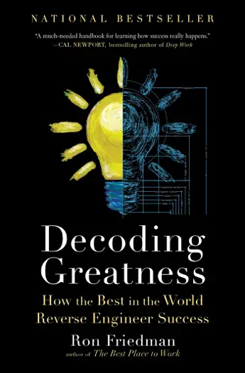 Decoding Greatness by Ron Friedman, book cover