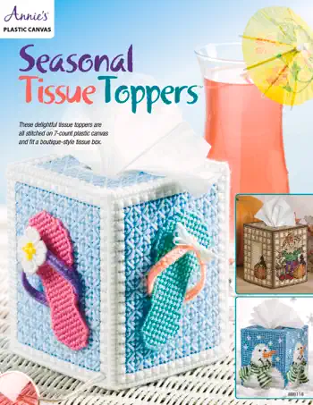 Seasonal Tissue Toppers by Annie's, book cover