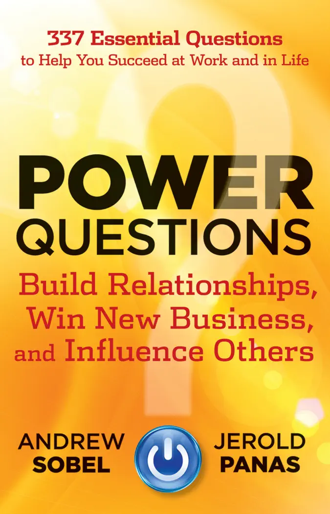 Power Questions by Andrew Sobel & Jerold Panas, book cover
