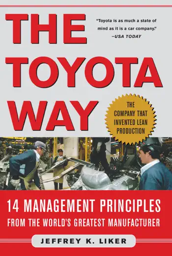The Toyota Way by Jeffrey K. Liker, book cover