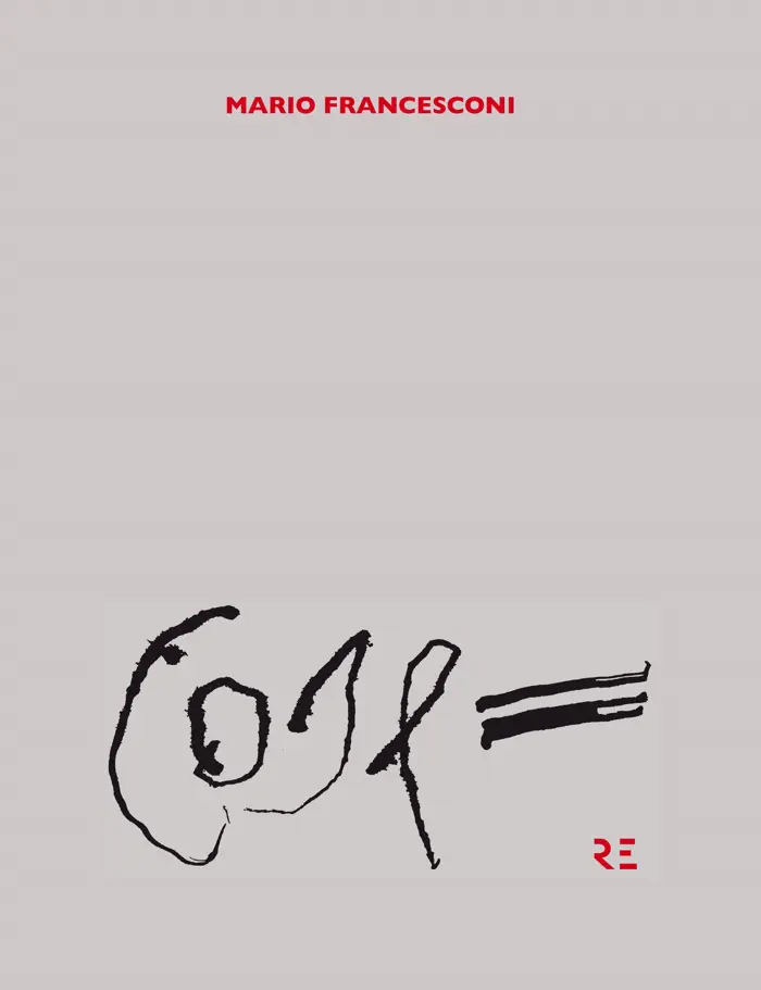 Cose by Mario Francesconi, book cover