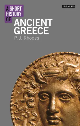 A Short History of Ancient Greece by P.J. Rhodes, book cover