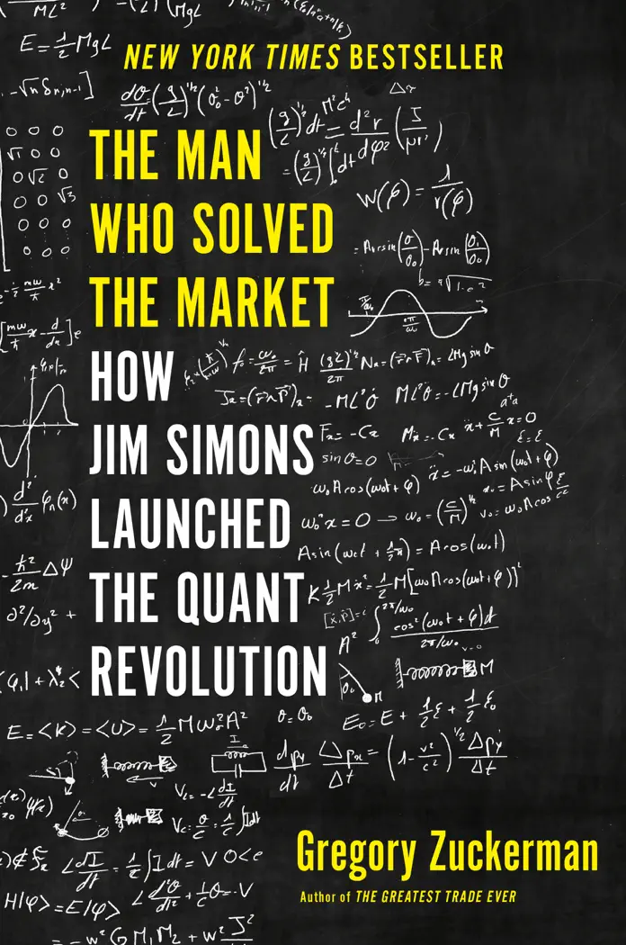 The Man Who Solved the Market by Gregory Zuckerman, book cover