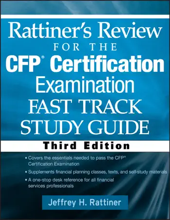 Rattiner's Review for the CFP(R) Certification Examination, Fast Track, Study Guide by Jeffrey H. Rattiner, book cover
