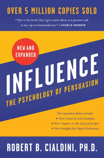 Influence, New and Expanded by Robert B. Cialdini, PhD, book cover