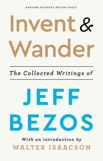Invent and Wander by Jeff Bezos, book cover