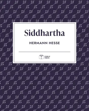 Siddhartha by Hermann Hesse, book cover