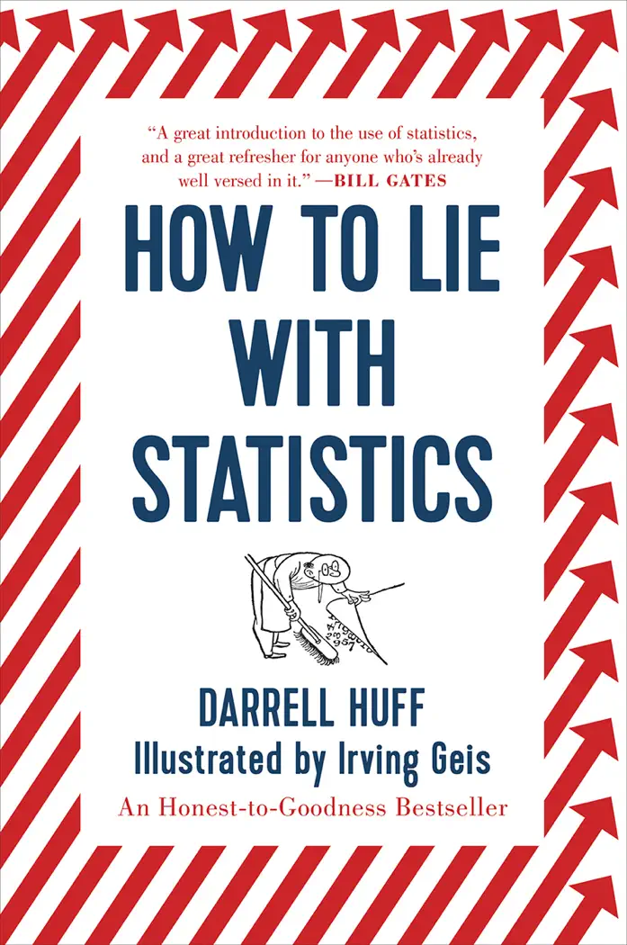 How to Lie With Statistics by Darrell Huff, book cover