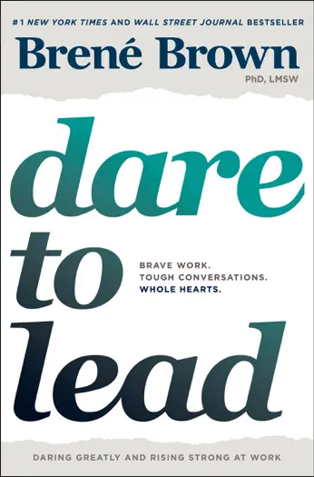 Dare to Lead by Brené Brown, book cover