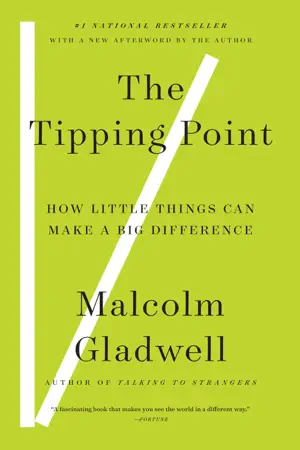 The Tipping Point by Malcolm Gladwell, book cover