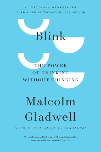 Blink by Malcolm Gladwell, book cover