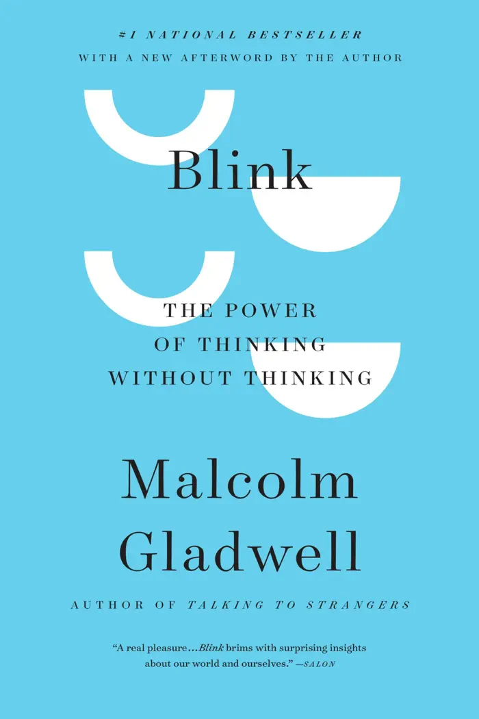 Blink by Malcolm Gladwell, book cover