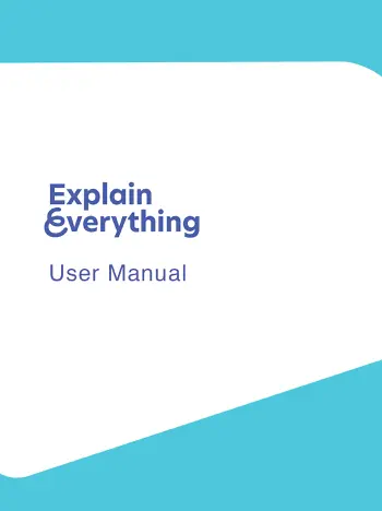 Explain Everything User Manual by Explain Everything, book cover