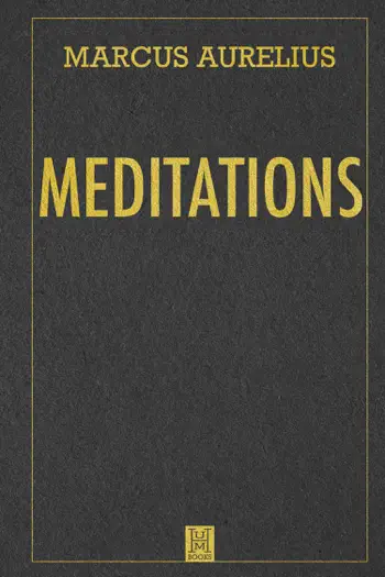 Meditations by Marcus Aurelius, book cover
