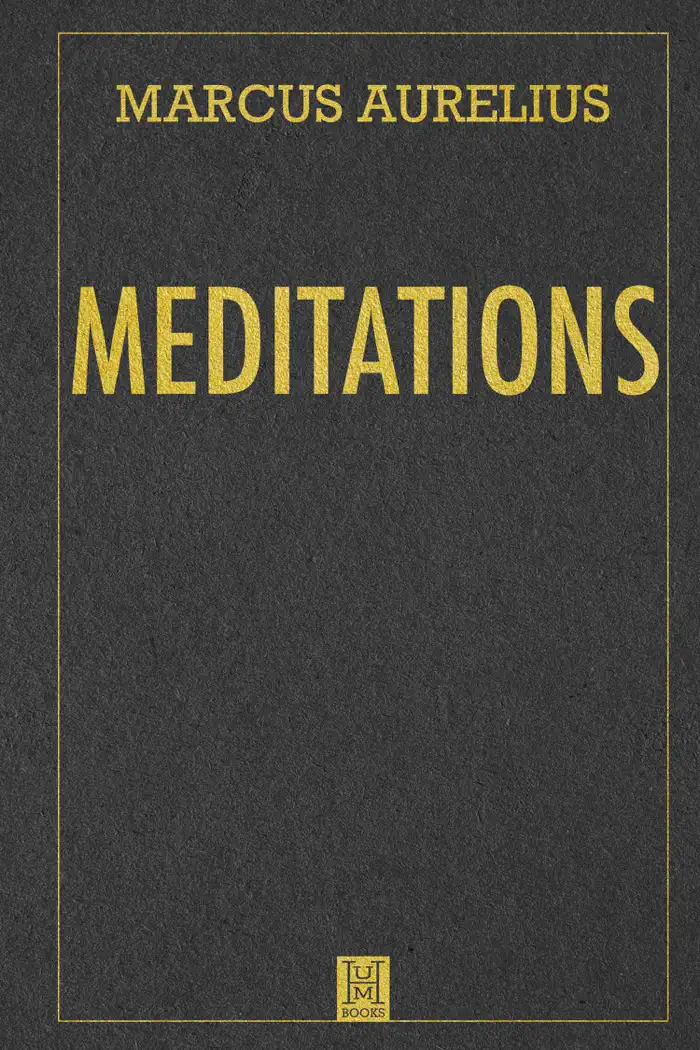 Meditations by Marcus Aurelius, book cover