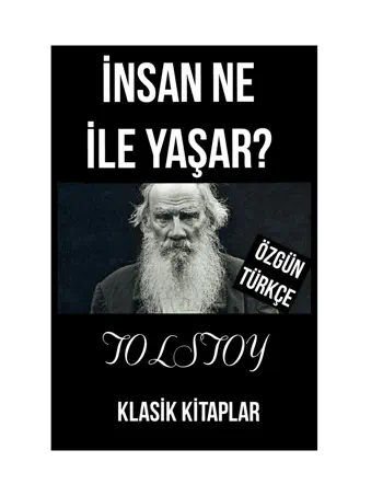 İnsan Ne İle Yaşar by Lev Tolstoy, book cover