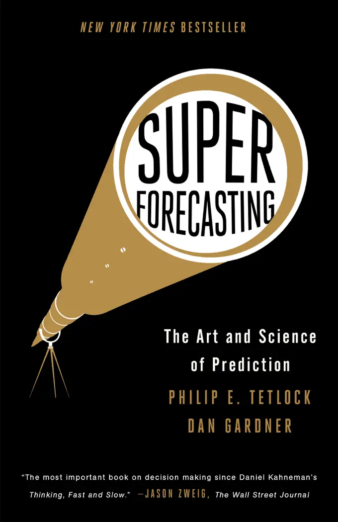 Superforecasting by Philip E. Tetlock, book cover