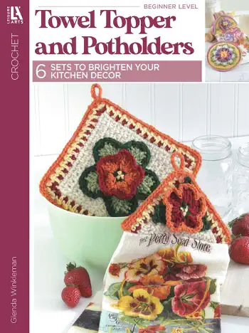 Towel Toppers and Potholders by Glenda Winkleman, book cover