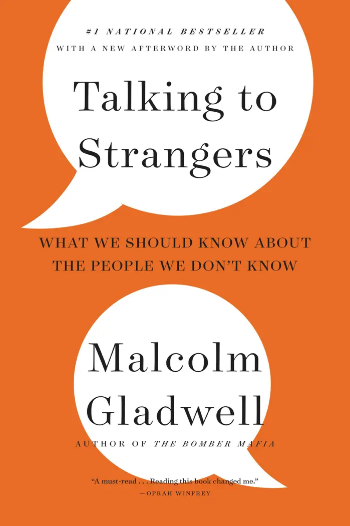 Talking to Strangers by Malcolm Gladwell, book cover