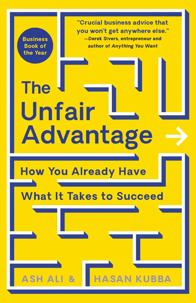 The Unfair Advantage by Ash Ali and Hasan Kubba, book cover