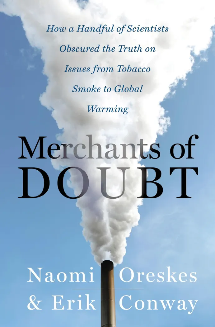 Merchants of Doubt by Naomi Oreskes and Erik M. Conway, book cover