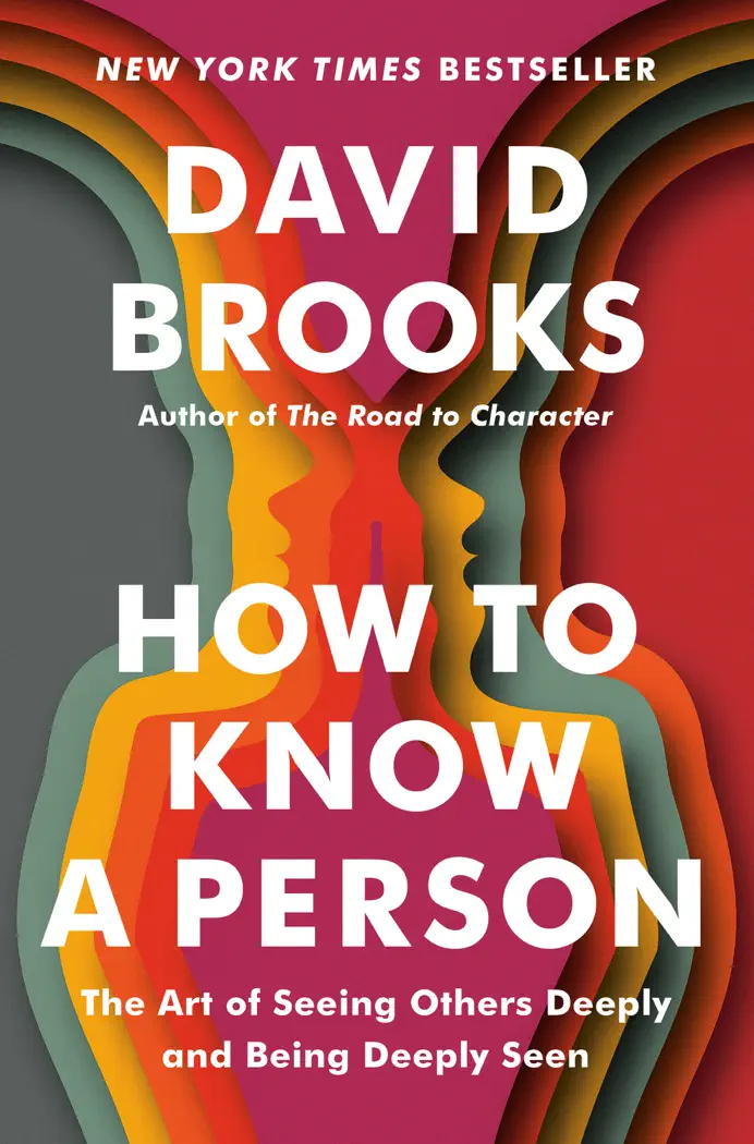 How to Know a Person by David Brooks, book cover