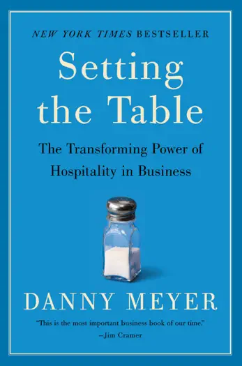 Setting the Table by Danny Meyer, book cover