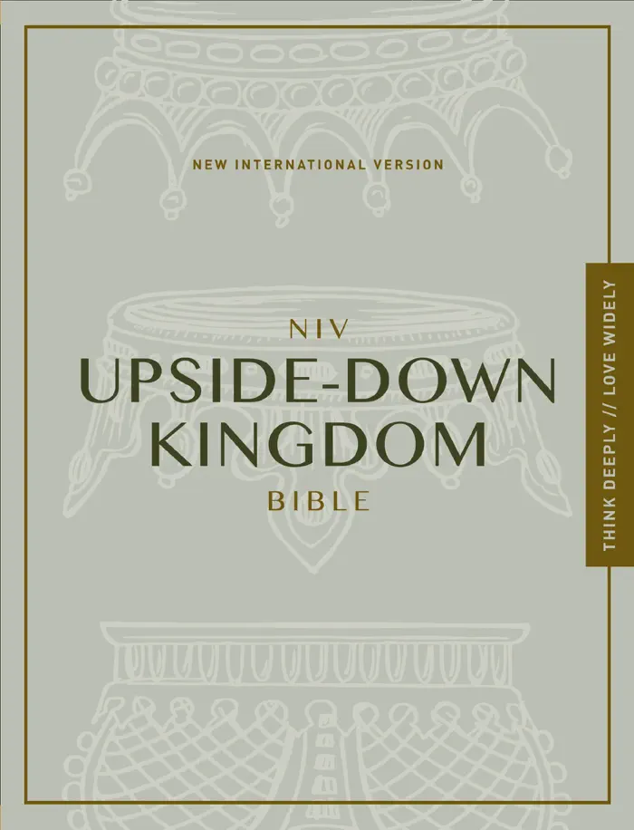 NIV, Upside-Down Kingdom Bible by Preston Sprinkle & Zondervan, book cover