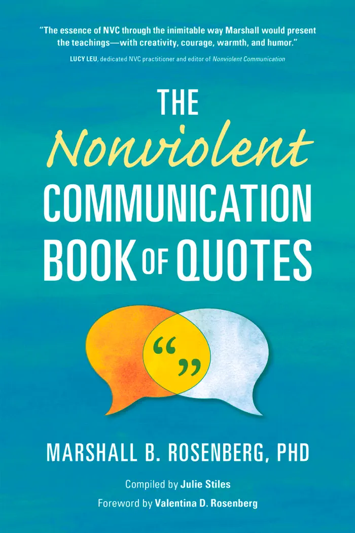 The Nonviolent Communication Book of Quotes by Marshall B. Rosenberg, book cover
