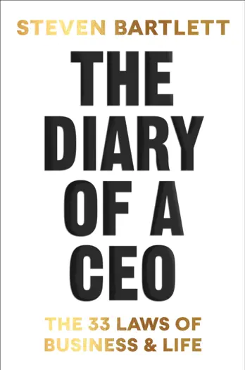 The Diary of a CEO by Steven Bartlett, book cover