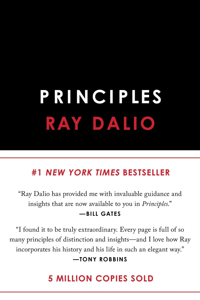 Principles: Life and Work by Ray Dalio, book cover