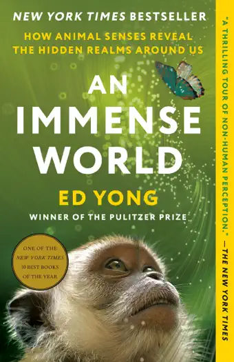 An Immense World by Ed Yong, book cover