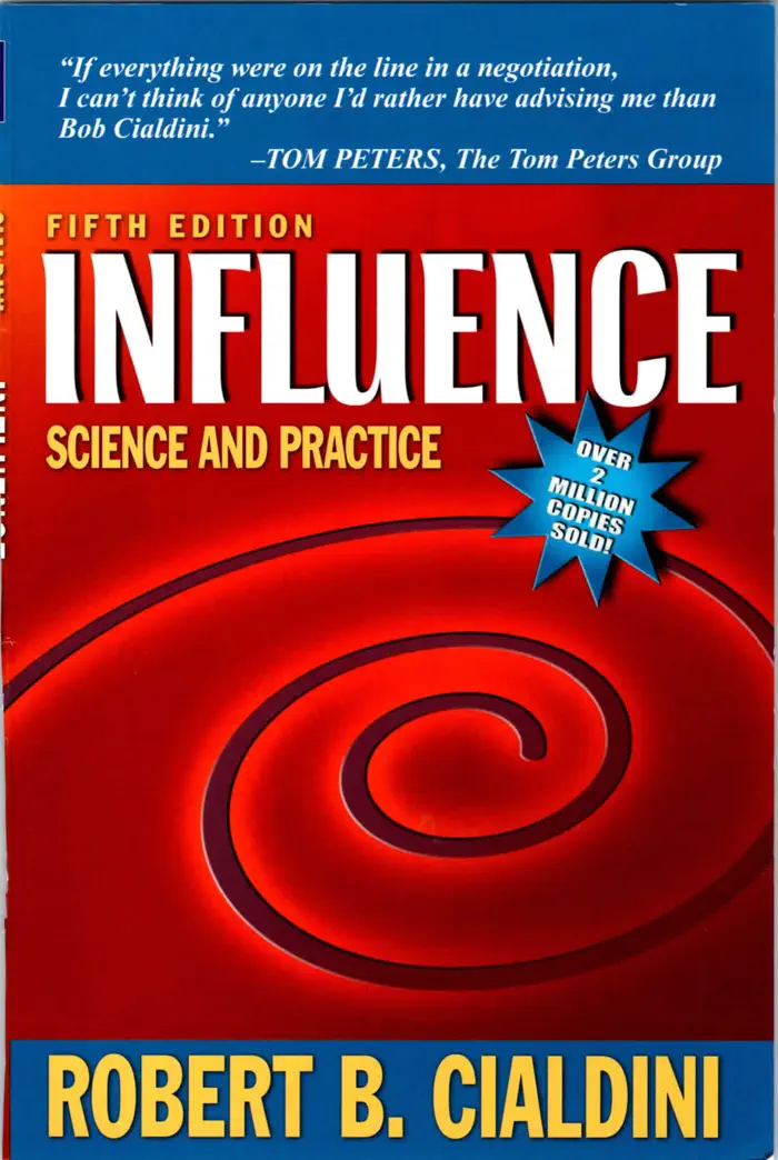 Influence: The Psychology of Persuasion by Robert B. Cialdini, book cover