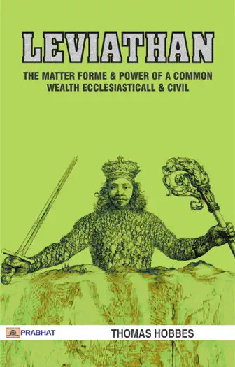 Leviathan, or the Matter Forme and Power of a Common Wealth Ecclesiasticall and Civil by Thomas Hobbes, book cover