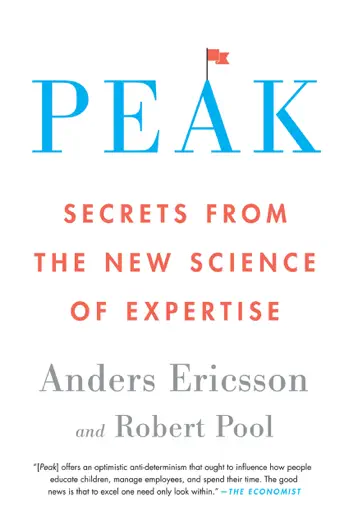 Peak by Anders Ericsson, book cover