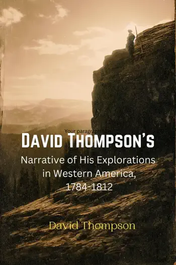 David Thompson's Narrative of His Explorations in Western America, 1784-1812 by David Thompson, book cover