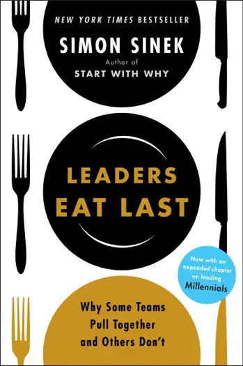 Leaders Eat Last by Simon Sinek, book cover