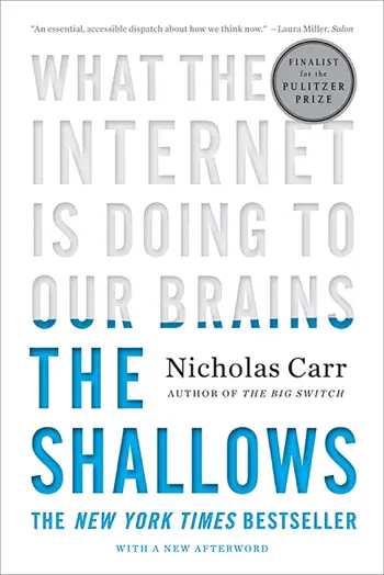 The Shallows by Nicholas Carr, book cover