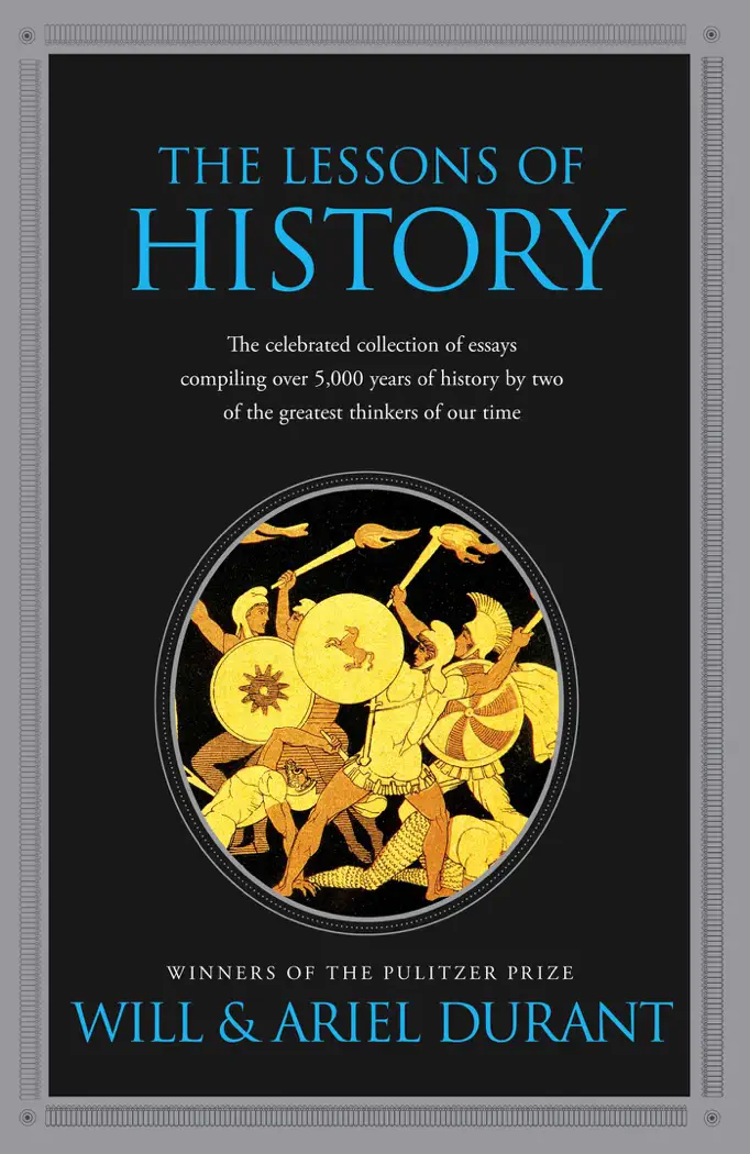 The Lessons of History by Will Durant and Ariel Durant, book cover