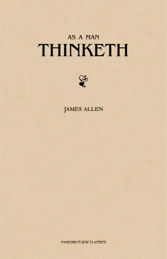 As a Man Thinketh by James Allen, book cover