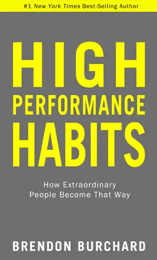 High Performance Habits by Brendon Burchard, book cover