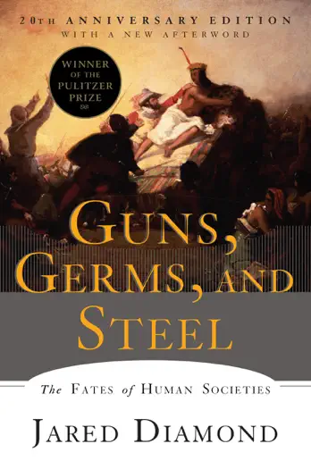 Guns, Germs, and Steel by Jared Diamond, book cover
