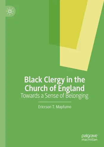 Black Clergy in the Church of England by Ericcson T. Mapfumo, book cover