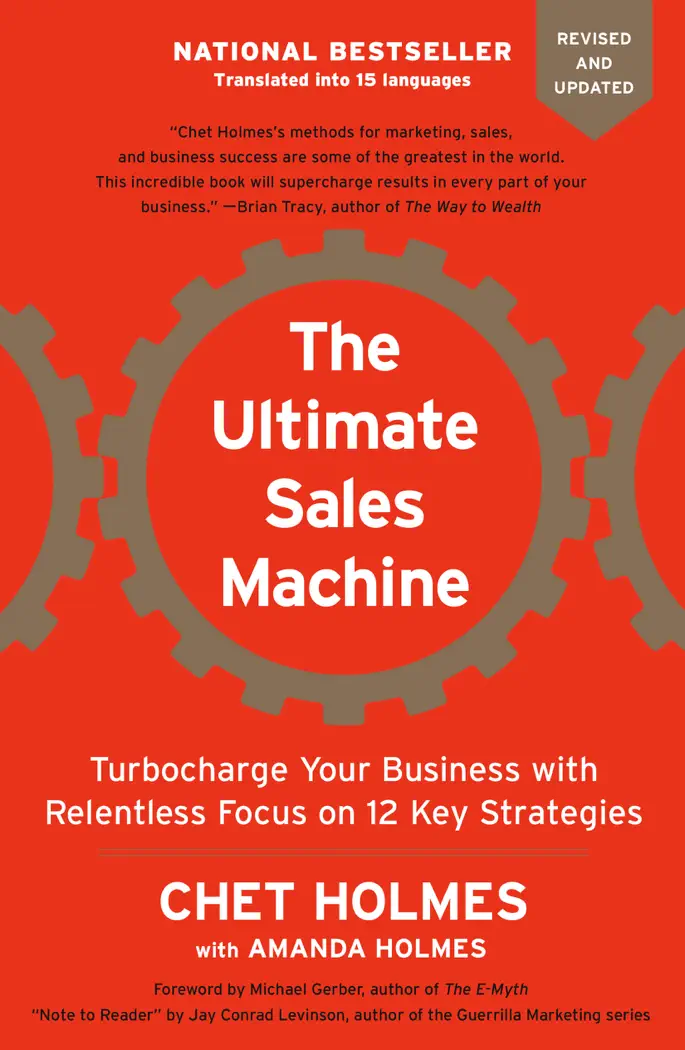 The Ultimate Sales Machine by Chet Holmes, book cover