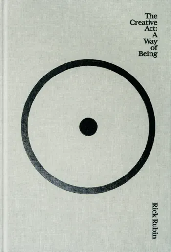The Creative Act by Rick Rubin, book cover