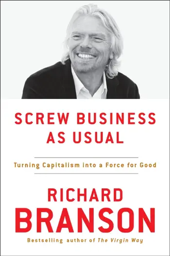 Screw Business as Usual by Richard Branson, book cover
