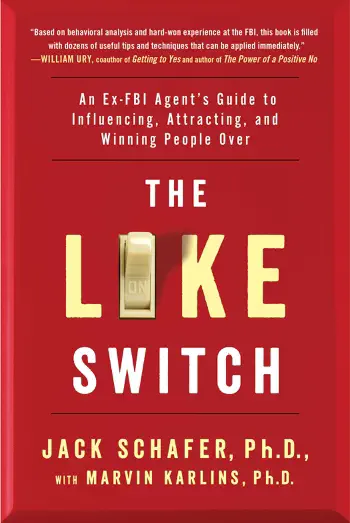 The Like Switch by Jack Schafer and Marvin Karlins, book cover