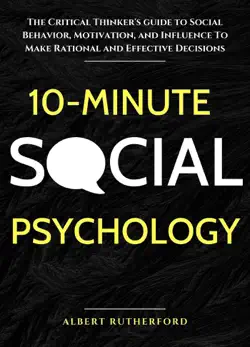 10-Minute Social Psychology by Albert Rutherford, book cover