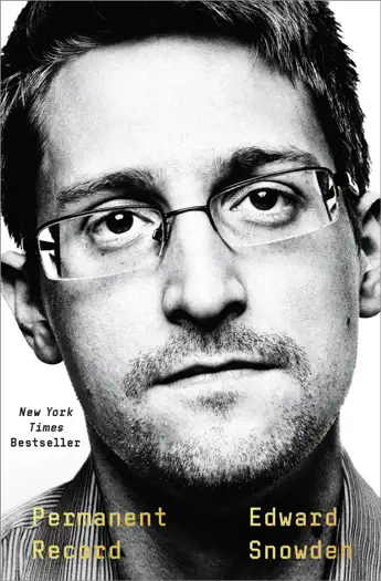 Permanent Record by Edward Snowden, book cover