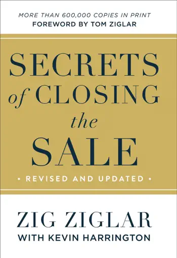 Secrets of Closing the Sale by Zig Ziglar, book cover